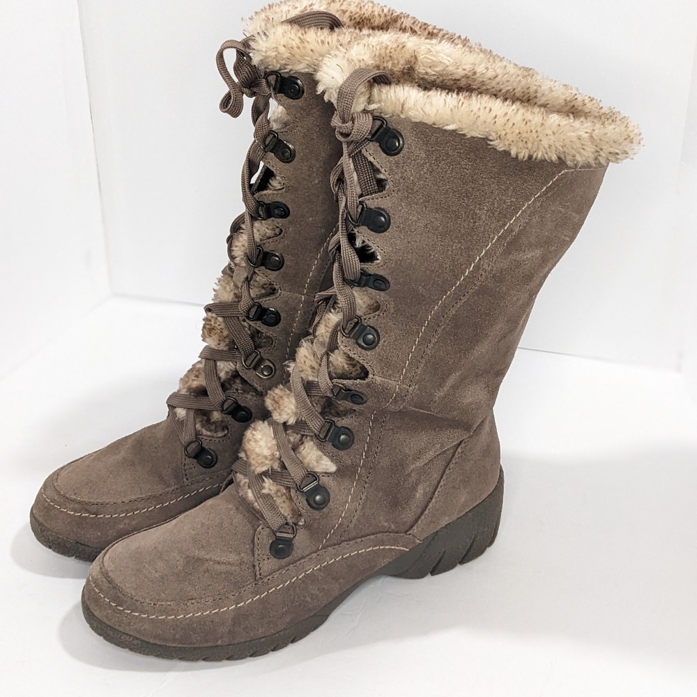 Sporto suede lace up winter boots - Picture 16 of 16